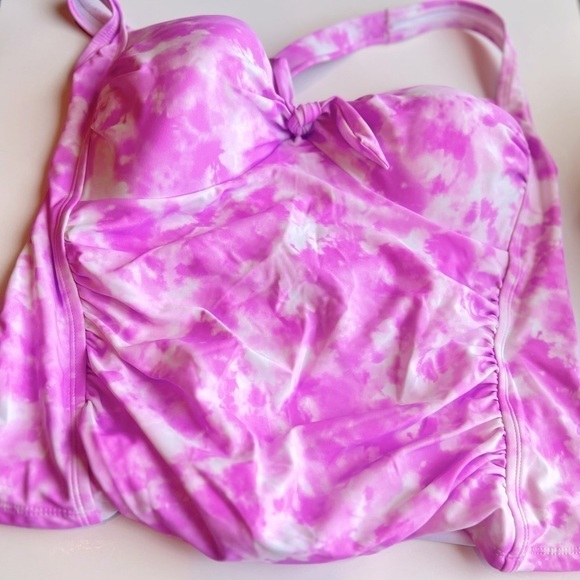 California Waves SUNKISSED SUNRISE
LAVENDER Tie-Dye Tankini Top US(16/18) New - Picture 7 of 11
